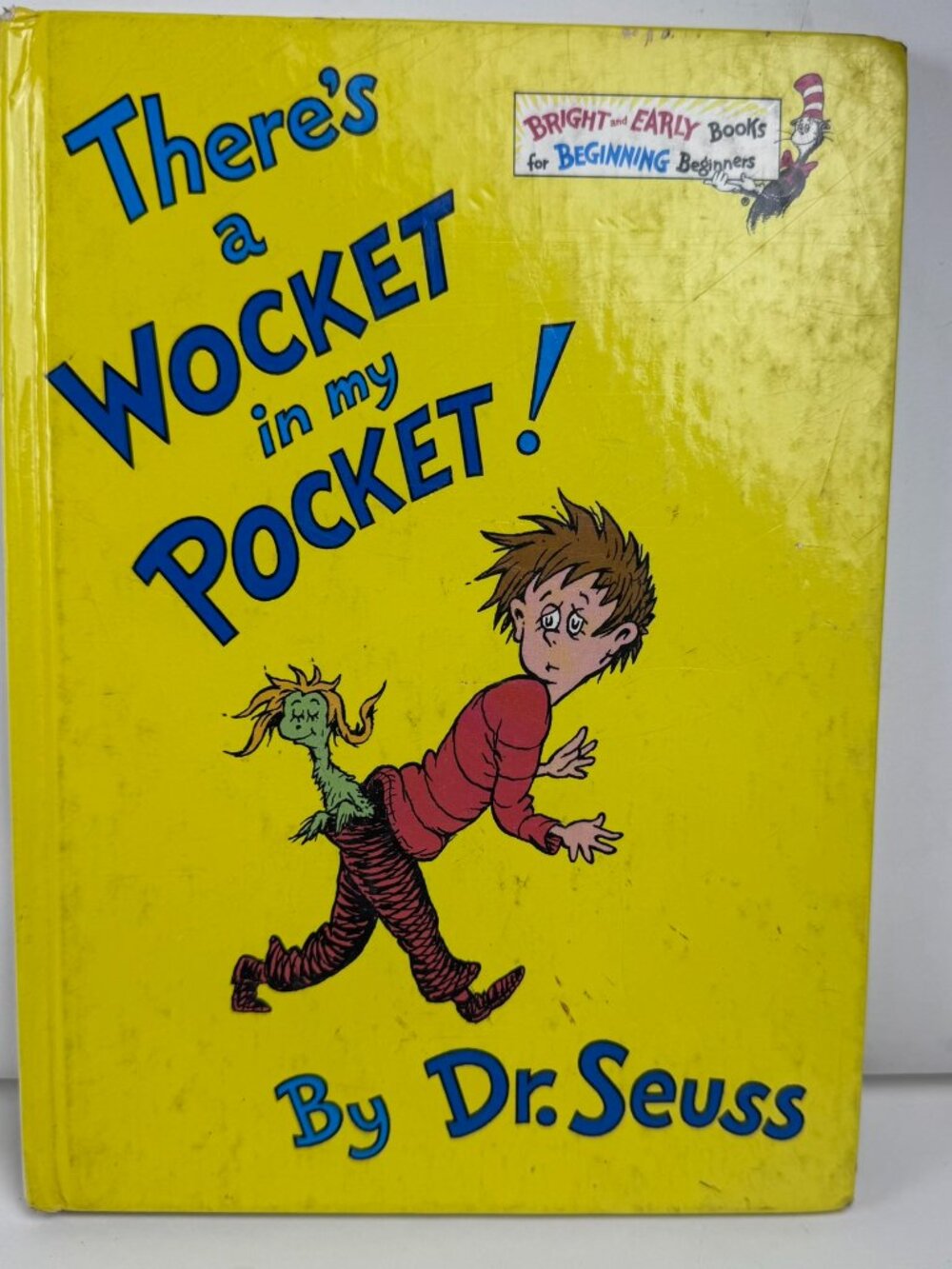 There's a Wocket in my Pocket! By Dr. Seuss Hardcover Book Bright & Early Flaws